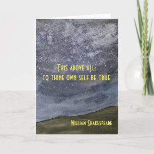 Hamlet Quote Kaart
