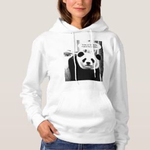 Hamlet Quote Panda Beer Elegant Womens Modern Hoodie