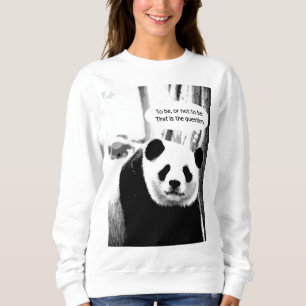 Hamlet Shakespeare Quote Panda Beer Vrouwen Trui