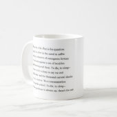 Hamlet Soliloquy Koffiemok (Voorkant links)