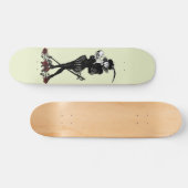 Hamlet The Bard Lime Green Skateboard (Horizontaal)