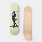 Hamlet The Bard Lime Green Skateboard (Voorkant)