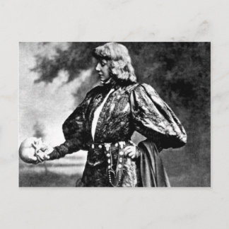 hamlet william shakespeare sarah baird 1899 skull briefkaart