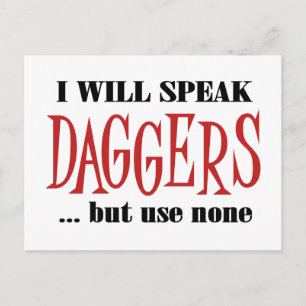 Hamlet's Daggers Briefkaart