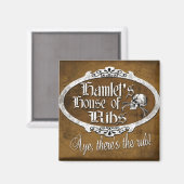 Hamlet's House of Ribs Magnet Magneet (Voorkant / Achterkant)
