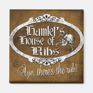 Hamlet's House of Ribs Magnet Magneet