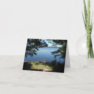 Hamlin Lake Blank Folded Card Notitiekaartje