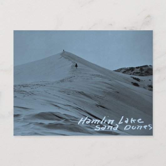 Hamlin Lake Sand Dunes, Michigan Briefkaart (Voorkant)