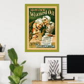 Hamlin's Wizard Oil ~ Adverteren Poster (Thuiskantoor)