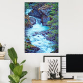 Hamma Hamma Creek Poster (Thuiskantoor)