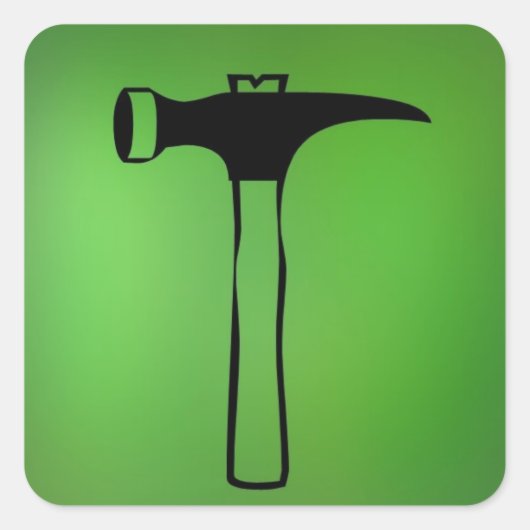 Hammer AH2010 Vierkante Sticker (Voorkant)