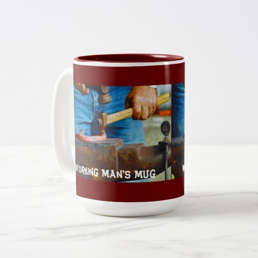 Hammer & Anvil Werken Man Mok (Voorkant links)