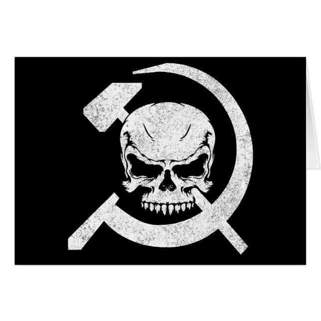 Hammer en Sickle met Skull (Voorkant Horizontaal)