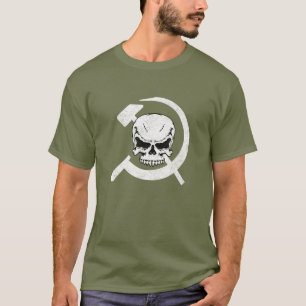 Hammer en Sickle met Skull T-shirt