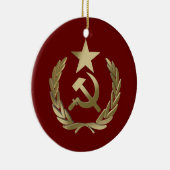 Hammer en sikkel keramisch ornament (Rechts)