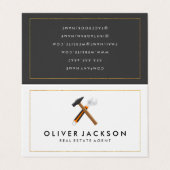 Hammer en WFrench | Bouw Visitekaartjes (Buitenkant ongevouwen)