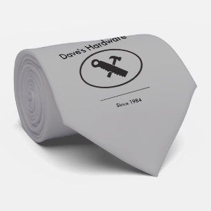 Hammer- en Zaagontwerp Stropdas