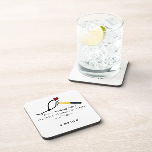 Hammer en zap-riem drankjes onderzetter (Rechterzijde)