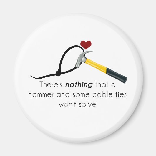 Hammer en zap-riem magneet (Voorkant)