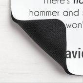 Hammer en zap-riem muismat (Hoek)