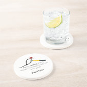 Hammer en zap-riem zandsteen onderzetter (Zijkant)