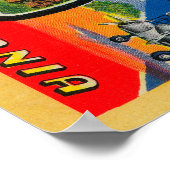 Hammer Field, Californië - grote lettertjes Poster (Hoek)