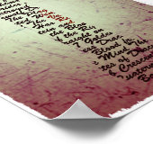 Hammer Films Hammer Poster est rouge, noir, Sepia (Coin)