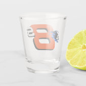 Hammer Racing Shot Glass Glas (Achterkant)