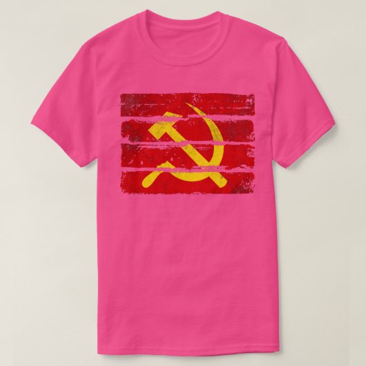 Hammer Sickle communisme van de Sovjet-Unie1 T-shirt (Design voorkant)
