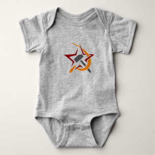 HAMMER SICKLE RED STAR ROMPER
