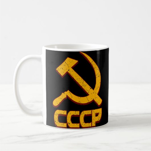 Hammer Sickle Sovjet-Unie Koffiemok (Links)