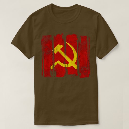 Hammer Sickle Sovjetcommunisme2 T-shirt (Design voorkant)