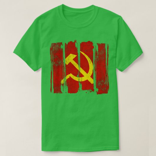 Hammer Sikkel Sovjet-Unie Communisme 1 T-shirt (Design voorkant)