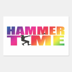 Hammer Throw Track en Field Stickers