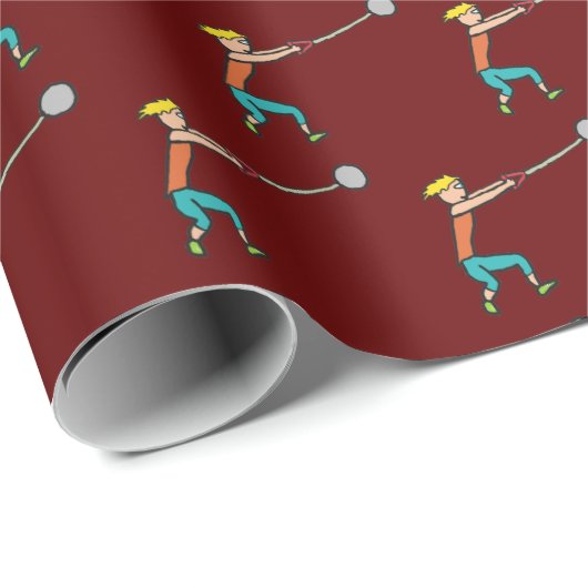 Hammer Throwing Cadeaupapier (Rol Hoek)