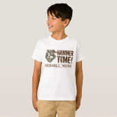 Hammer Time. Baseball T-Shirt (Voorkant volledig)