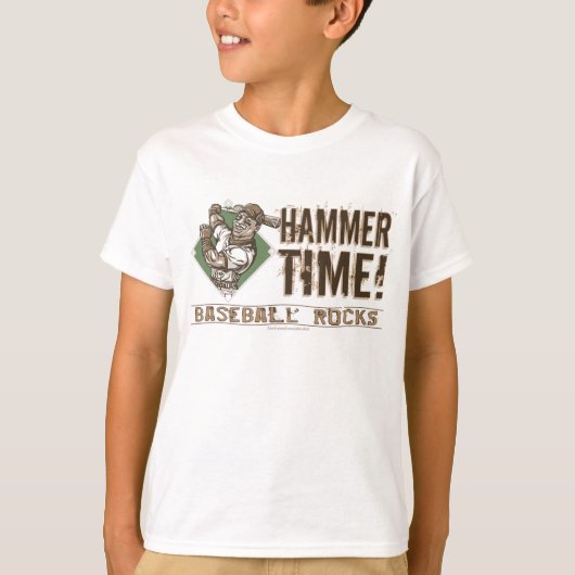 Hammer Time. Baseball T-Shirt (Voorkant)