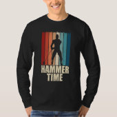 Hammer Time Throwing Throw Thrower Track Field App T-shirt (Voorkant)