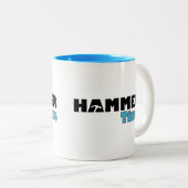 Hammer Time Tweekleurige Koffiemok (Voorkant rechts)