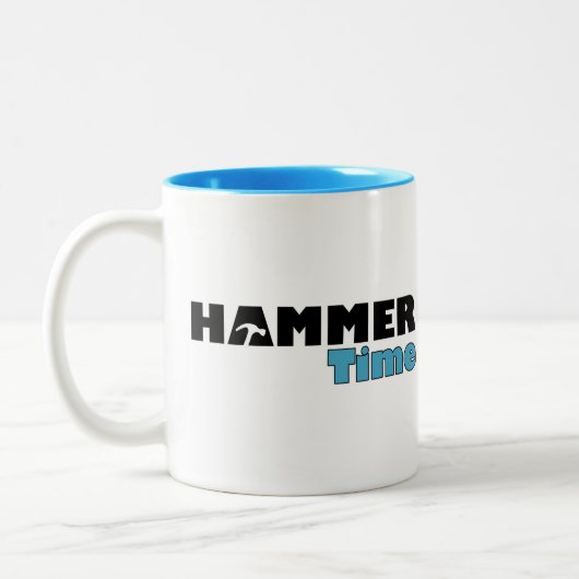 Hammer Time Tweekleurige Koffiemok (Links)