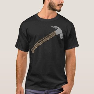 Hammer truck vrachtwagenjongen astronaut verjaarda t-shirt