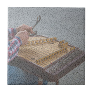 HAMMERED DULCIMER TEGELTJE