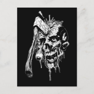 Hammered Skull Briefkaart
