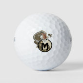Hammerhead Salamander Monogram Golfballen (Voorkant)