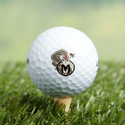 Hammerhead Salamander Monogram Golfballen (Insitu Shirt)