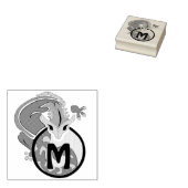 Hammerhead Salamander Monogram Rubberstempel (Gestempeld)