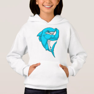 Hammerhead shark as Bodybuilder at Bodybuilding