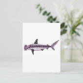 Hammerhead Shark Briefkaart (Staand voorkant)