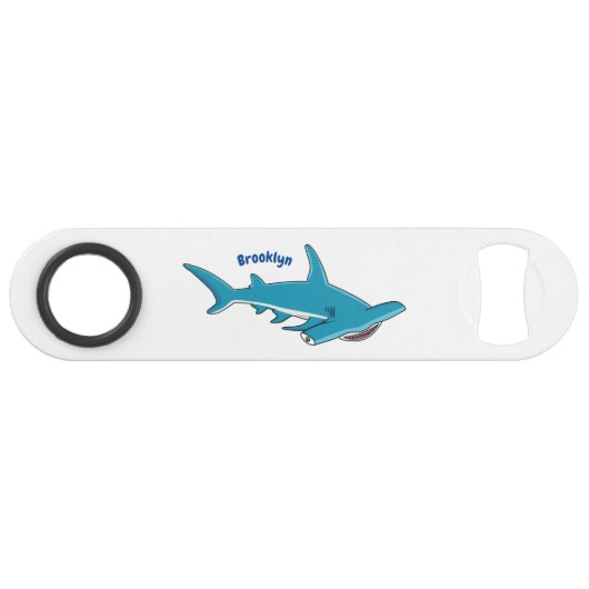 Hammerhead shark cartoon illustration (Devant (Horizontal))
