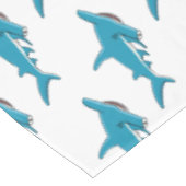 Hammerhead shark cartoon illustration  tafelkleed (Gekanteld)